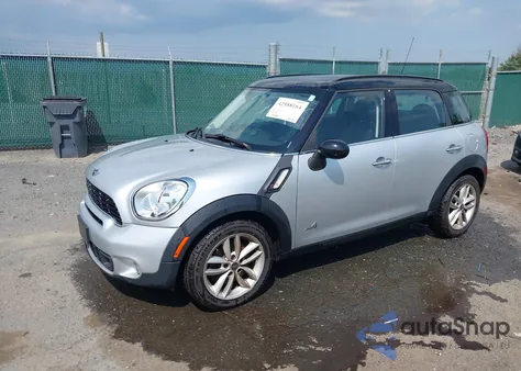 2014 Mini Countryman Cooper S z USA, uszkodzony, nr VIN WMWZC5C54EWM16721